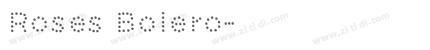 Roses Bolero字体转换